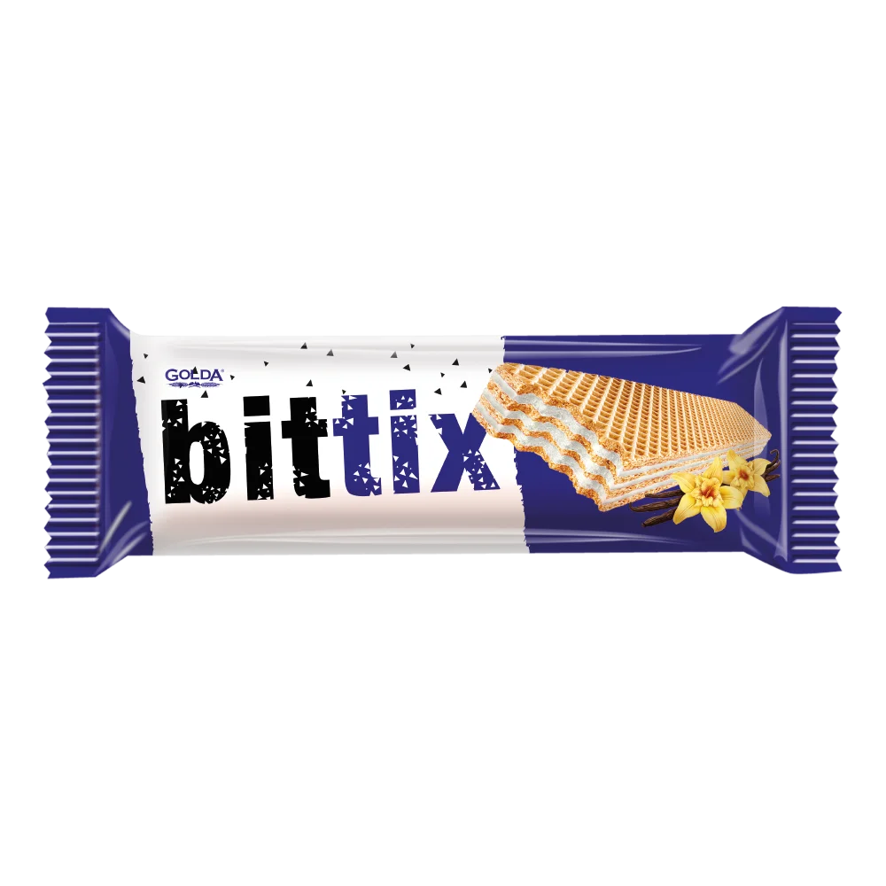 Bittix Vanilya Kremalı Gofret