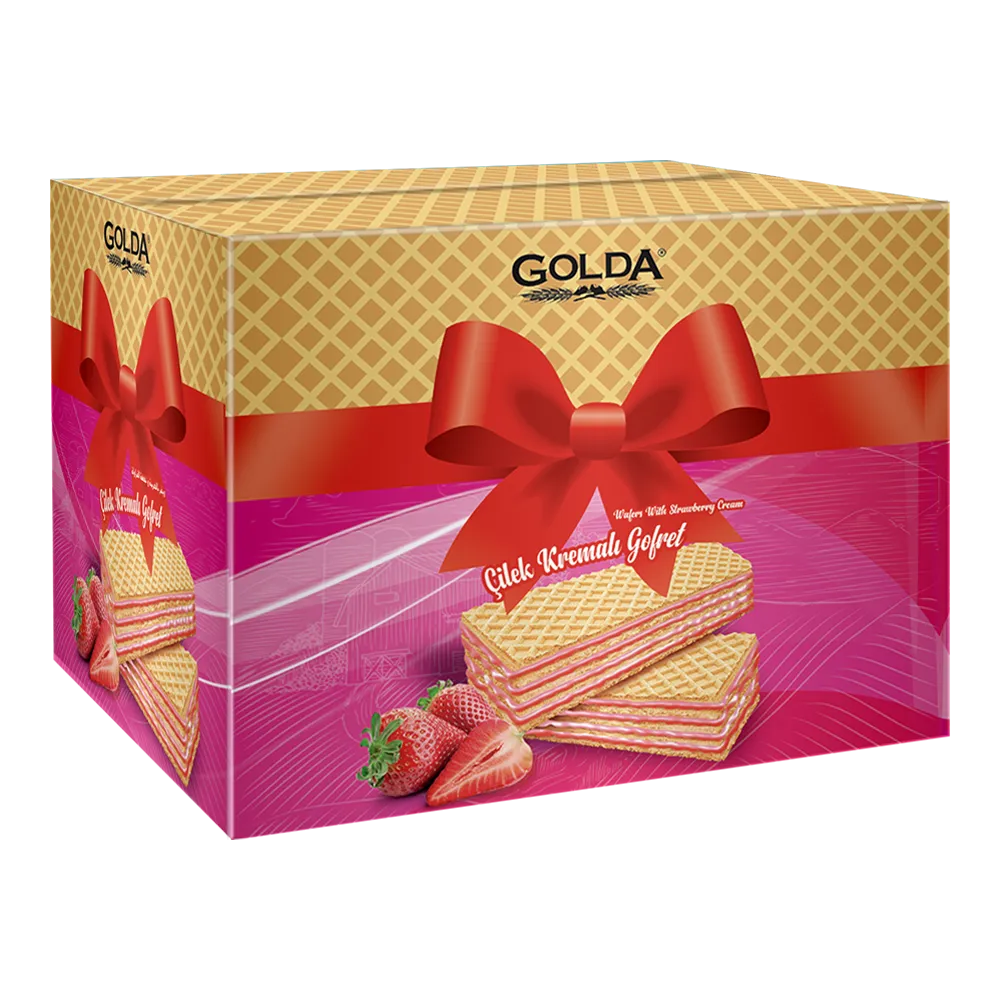 Çilekli Gofret